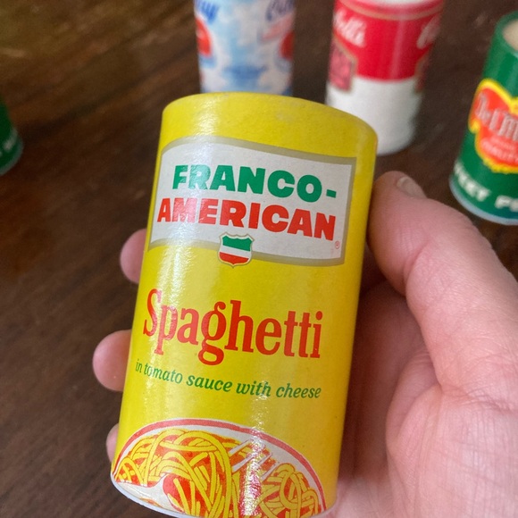 Vintage Pretend Play Food Cardboard Cans - Picture 6 of 11